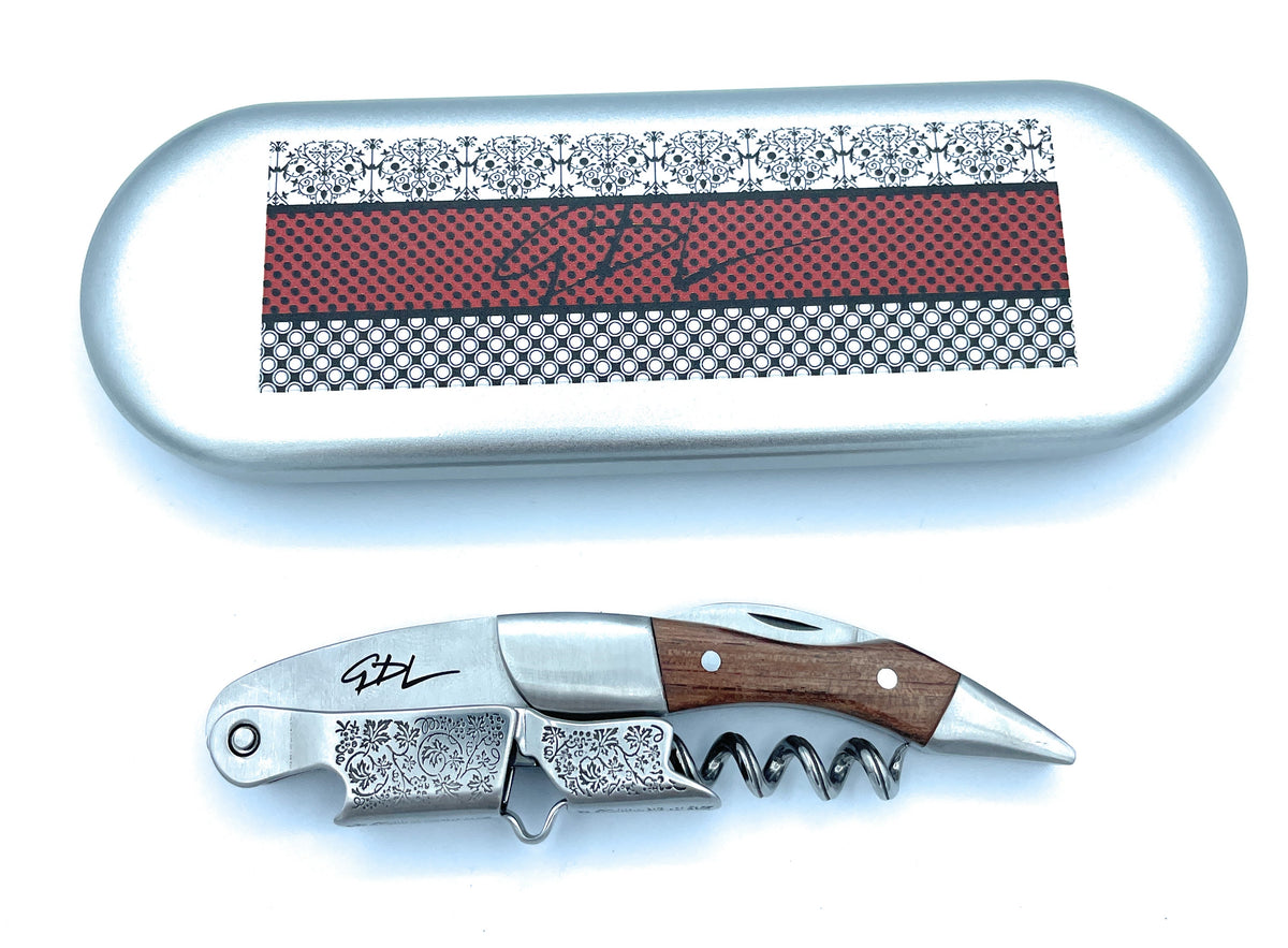 Cavatappi Professionale In Acciaio Inox Con Manico Legno - Elegante, Compatto, Con Scatola Rigida - Foto 7